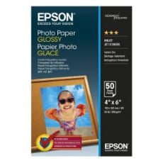 Εικόνα της Φωτογραφικό Χαρτί Epson A6 Glossy 200g/m² 50 Φύλλα C13S042547