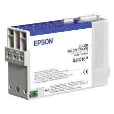 Εικόνα της Πακέτο 3 Μελανιών Epson SJIC15P Cyan, Magenta και Yellow C33S020464