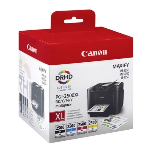 Εικόνα της Πακέτο 4 Μελανιών Canon PGI-2500MPK XL Black, Cyan, Magenta και Yellow 9254B004