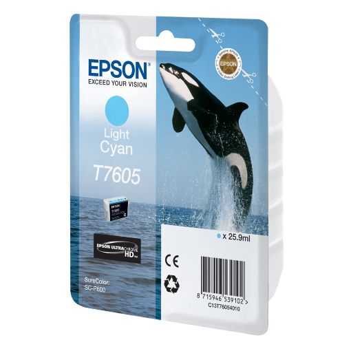 Εικόνα της Μελάνι Epson T7605 Light Cyan C13T76054010
