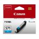 Εικόνα της Μελάνι Canon CLI-571C Cyan 0386C001