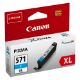 Εικόνα της Μελάνι Canon CLI-571C XL Cyan 0332C001