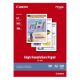 Εικόνα της Φωτογραφικό Χαρτί Canon HR-101N A4 High Resolution 106g/m² 200 Φύλλα 1033A001