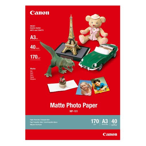 Εικόνα της Φωτογραφικό Χαρτί Canon MP-101 A3 Matte 170g/m² 40 Φύλλα 7981A008