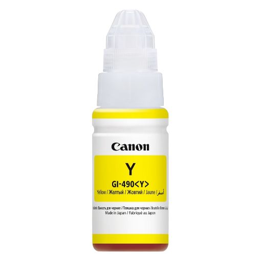 Εικόνα της Μελάνι Canon GI-490 Yellow 0666C001