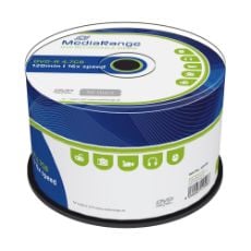 Εικόνα της DVD-R 4.7GB 120' 16x MediaRange Cake Box 50 Τεμ MR444
