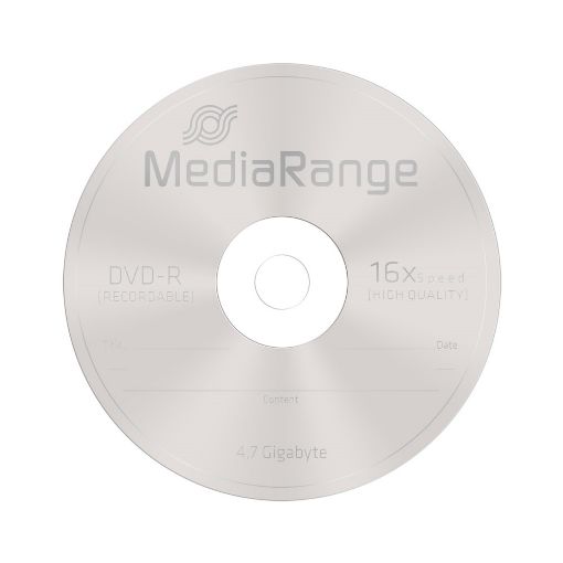 Εικόνα της DVD-R 4.7GB 120' 16x MediaRange Cake Box 50 Τεμ MR444