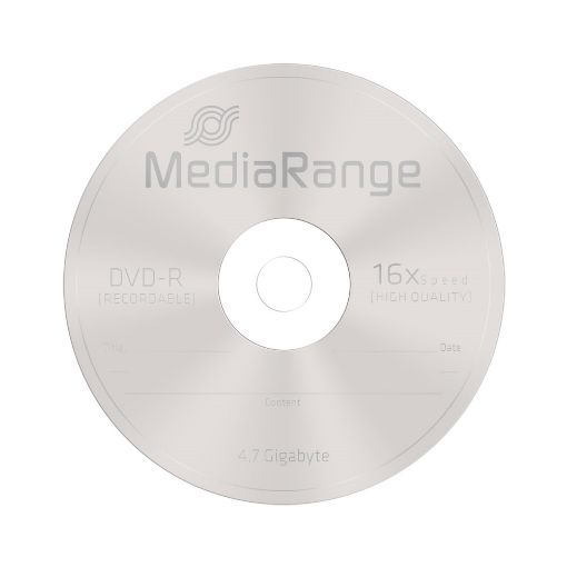 Εικόνα της DVD-R 4.7GB 120' 16x MediaRange Cake Box 10 Τεμ MR452