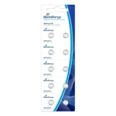 Εικόνα της Αλκαλικές Μπαταρίες MediaRange Premium Coin Cells, AG1, 1.5V, LR621, 10 Pack MRBAT110