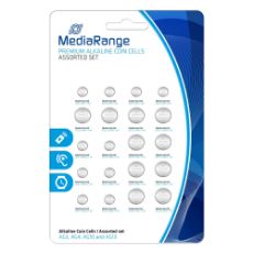 Εικόνα της Αλκαλικές Μπαταρίες MediaRange Premium Coin Cells, Assorted Set, AG3,AG4,AG10,AG13, 20 Pack MRBAT119