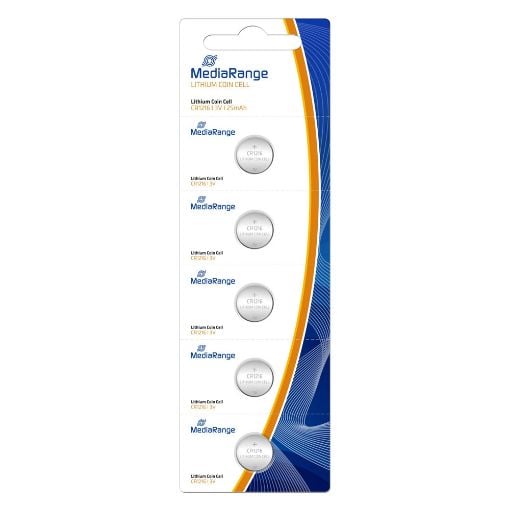 Εικόνα της Μπαταρίες Λιθίου MediaRange Coin Cells CR1216, 3V, 5 Pack MRBAT133