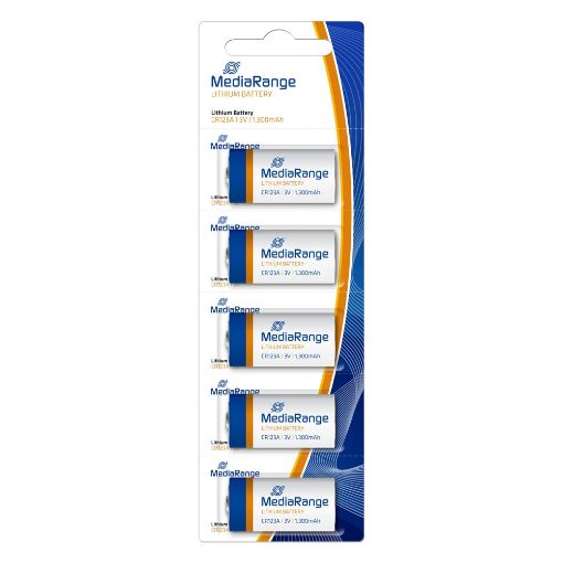 Εικόνα της Μπαταρίες Λιθίου MediaRange CR123A, 3V, 5 Pack MRBAT150