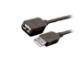 Εικόνα της Καλώδιο MediaRange USB 2.0 Προέκταση AM/AF 3m Black MRCS111
