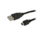 Εικόνα της Καλώδιο MediaRange USB 2.0 A/Mini-USB B 1.5m Black MRCS113