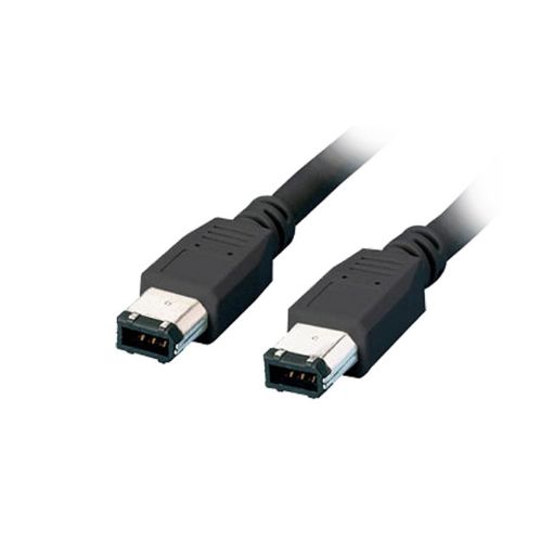 Εικόνα της Καλώδιο MediaRange Firewire plug (6-pin)/Firewire plug (6-pin) 1.8m Black MRCS122