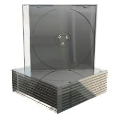 Εικόνα της MediaRange CD Slimcase for 1 Disc 5.2mm Black Tray 10 Pack BOX32