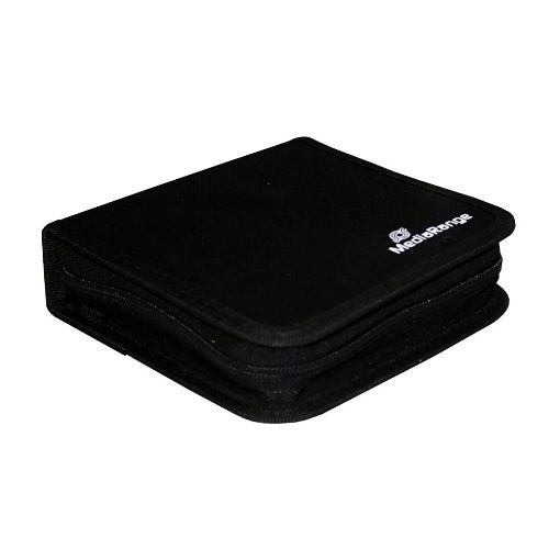 Εικόνα της MediaRange Storage Wallet for 24 Discs Nylon Black BOX50