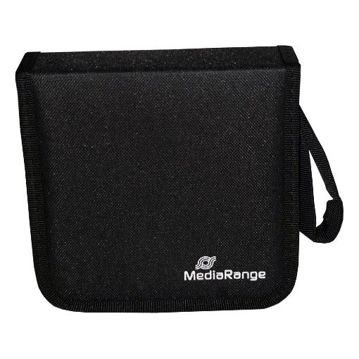 Εικόνα της MediaRange Storage Wallet for 24 Discs Nylon Black BOX50