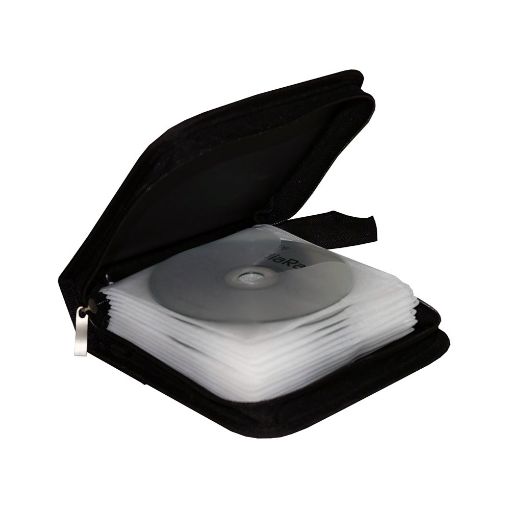 Εικόνα της MediaRange Storage Wallet for 24 Discs Nylon Black BOX50