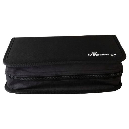 Εικόνα της MediaRange Storage Wallet for 96 Discs Nylon Black BOX55