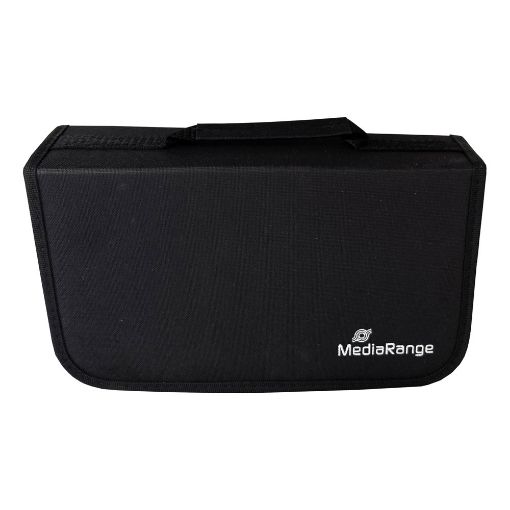 Εικόνα της MediaRange Storage Wallet for 96 Discs Nylon Black BOX55
