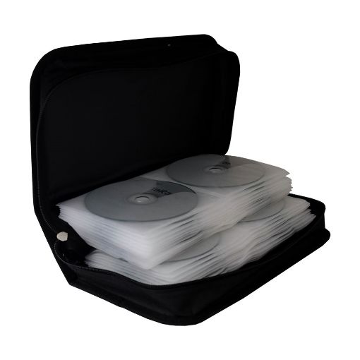 Εικόνα της MediaRange Storage Wallet for 96 Discs Nylon Black BOX55