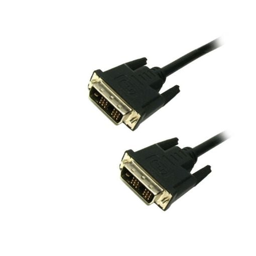 Εικόνα της Καλώδιο MediaRange DVI Monitor DVI (24+1)/DVI (24+1) 3m Black MRCS130