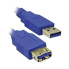 Εικόνα της Καλώδιο MediaRange USB 3.0 Προέκταση AM/AF 1.8m Blue MRCS151