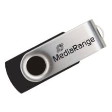 Εικόνα της MediaRange USB 2.0 Flash Drive 4GB Black/Silver MR907