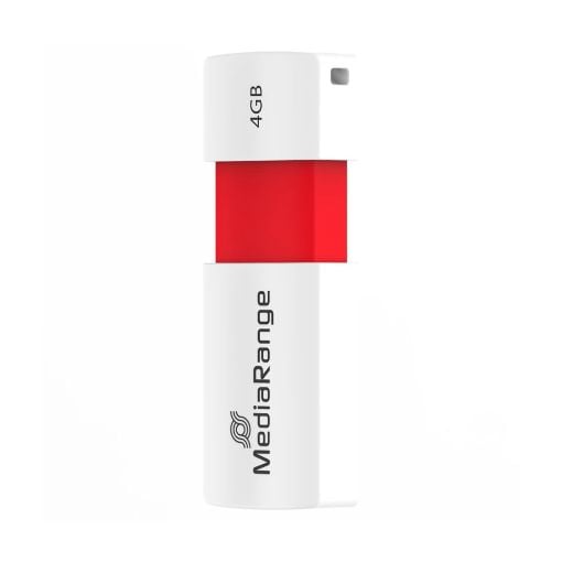 Εικόνα της MediaRange USB 2.0 Flash Drive 4GB White/Red MR970