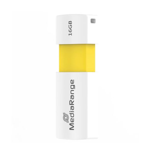 Εικόνα της MediaRange USB 2.0 Flash Drive 16GB White/Yellow MR972