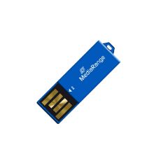 Εικόνα της MediaRange USB 2.0 Nano Flash Drive Paper-Clip 8GB Blue MR975