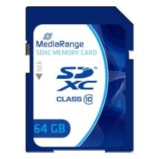 Εικόνα της Κάρτα Μνήμης SDXC Class 10 MediaRange 64GB MR965