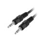 Εικόνα της Καλώδιο MediaRange Audio Jack 3.5mm/Jack 3.5mm 1m Black MRCS140
