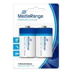 Εικόνα της Αλκαλικές Μπαταρίες MediaRange Premium D, 1.5V, LR20, 2 Pack MRBAT109