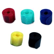 Εικόνα της MediaRange Hook and Loop Cable Ties 16x215mm Assorted Colours (5) MRCS302