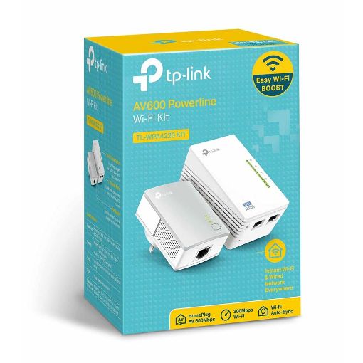 Εικόνα της Powerline Tp-Link WPA4220 v5 AV600 Wireless Starter Kit