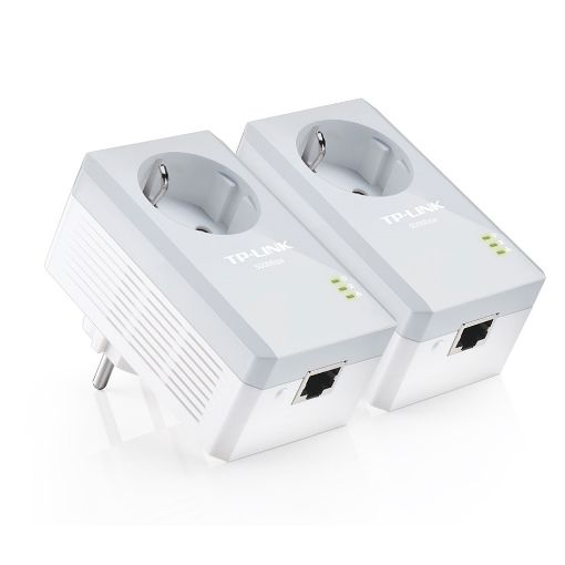 Εικόνα της Powerline Tp-Link PA4010P v5 AV600 Passthrough Starter Kit