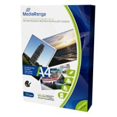 Εικόνα της Φωτογραφικό Χαρτί MediaRange A4 Matte 130g/m² 100 Φύλλα MRINK101