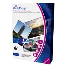 Εικόνα της Φωτογραφικό Χαρτί MediaRange Α4 Matte 120g/m² 100 Φύλλα MRINK106