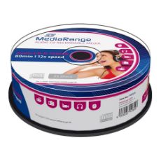 Εικόνα της CD-R 700MB 80' 12x Audio MediaRange Cake Box 25 Τεμ MR223