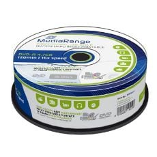 Εικόνα της DVD-R 4.7GB 120' Printable High-Glossy Waterproof 16x MediaRange Cake Box 25 Τεμ MRPL612