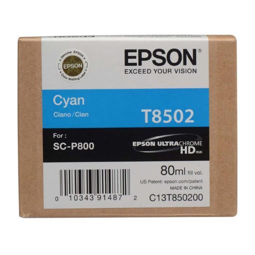 Εικόνα της Μελάνι Epson T8502 Cyan C13T850200