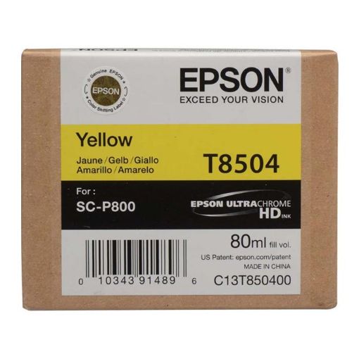 Εικόνα της Μελάνι Epson T8504 Yellow C13T850400