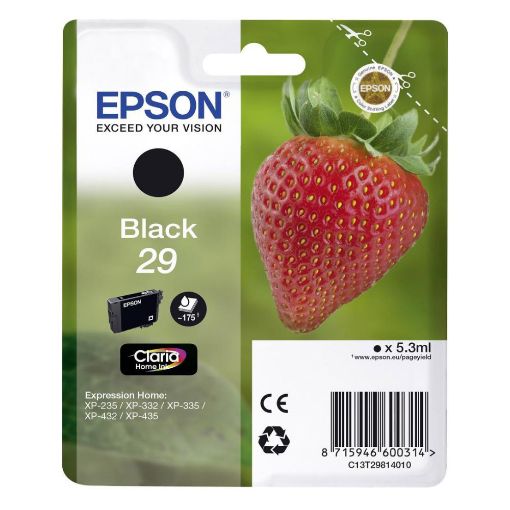 Εικόνα της Μελάνι Epson T2981 Black C13T29814012