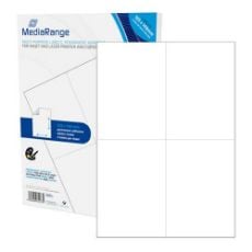 Εικόνα της MediaRange Ετικέτες Γενικής Χρήσης 105x148mm Λευκές 200 Pack MRINK143