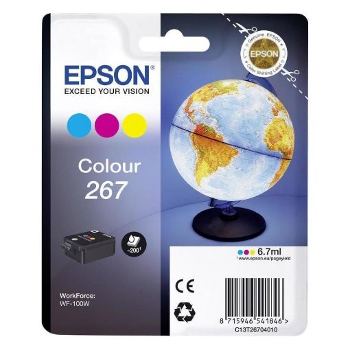 Εικόνα της Μελάνι Epson 267 3-Colour 6.7ml C13T26704010