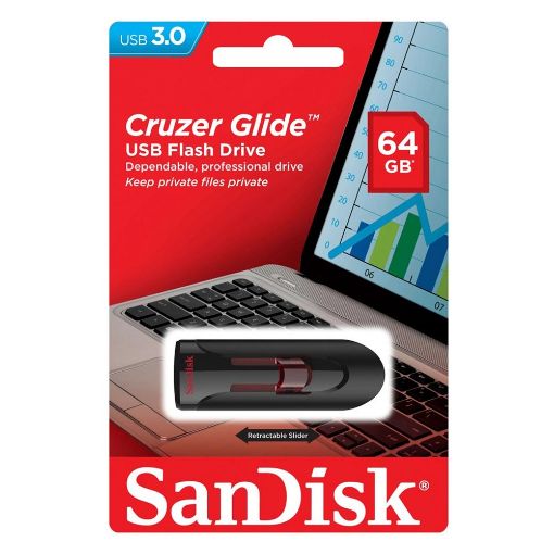 Εικόνα της SanDisk Cruzer Glide USB 3.0 64GB SDCZ600-064G-G35