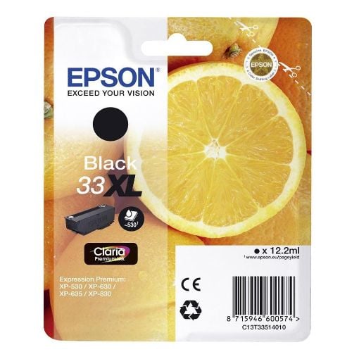Εικόνα της Μελάνι Epson 33XL Black C13T33514010