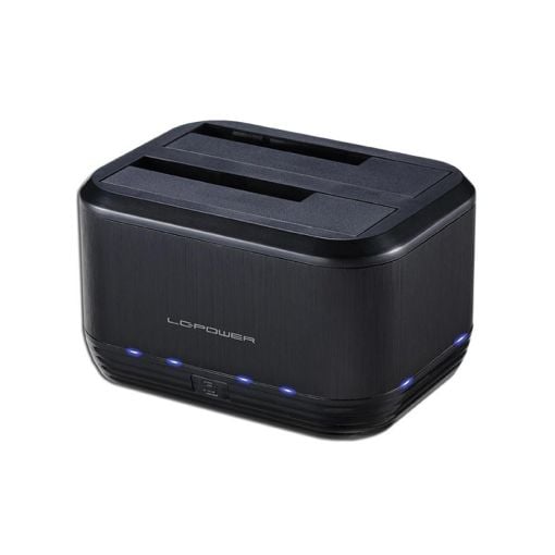 Εικόνα της Docking Station LC Power 2.5/3.5 SATA USB 3.0 Black LC-DOCK-U3-III